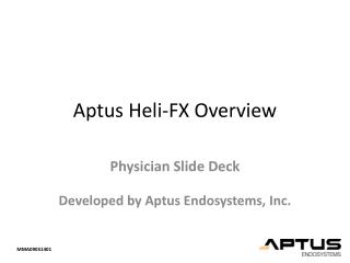 Aptus Heli -FX Overview