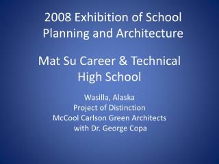 Mat Su Career &amp; Technical High School