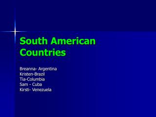 South American Countries