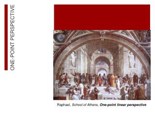 Raphael, School of Athens, One-point linear perspective