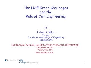 The NAE Grand Challenges and the Role of Civil Engineering