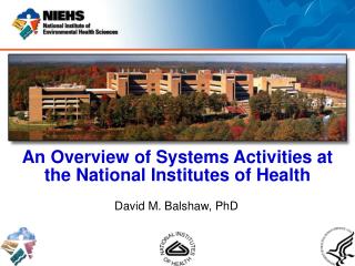 An Overview of Systems Activities at the National Institutes of Health