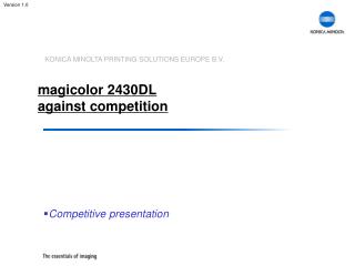 magicolor 2430DL against competition