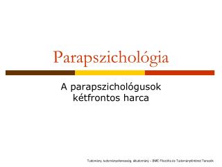 Parapszichológia