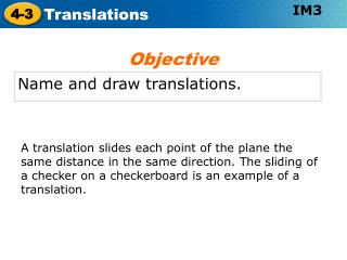 Name and draw translations.