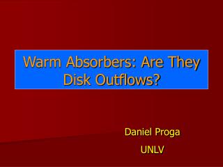 Warm Absorbers: Are They Disk Outflows?