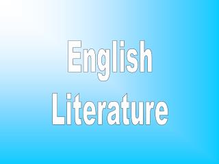 English Literature
