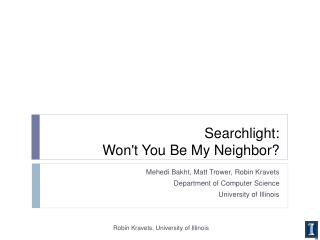 Searchlight: Won't You Be My Neighbor?