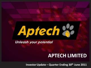 APTECH_LIMITED_Investor_Update-Q1FY2011-12