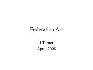 Federation Art