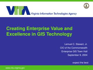 Creating Enterprise Value and Excellence in GIS Technology