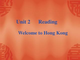 Unit 2 Reading