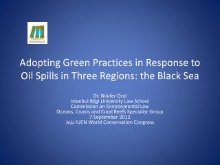 Adopting Green Practices in Response to Oil Spills in Three Regions: the Black Sea