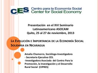 La Evolución e Importancia de la Economía Social Solidaria en Nicaragua
