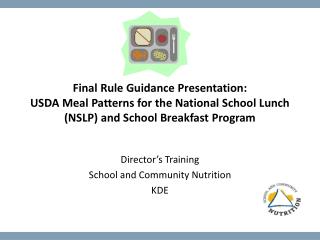 Director’s Training School and Community Nutrition KDE