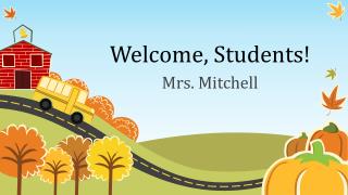 Welcome, Students!