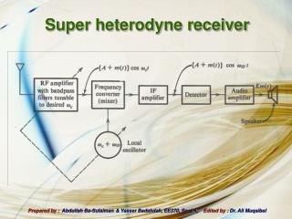 Super heterodyne receiver