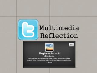 Multimedia Reflection