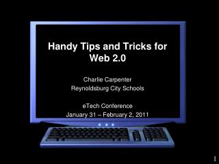 Handy Tips and Tricks for Web 2.0