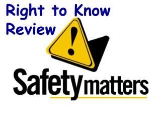 Right to Know Review