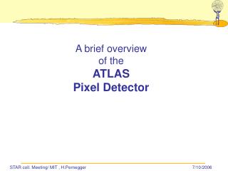A brief overview of the ATLAS Pixel Detector