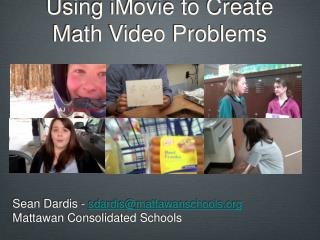 Using iMovie to Create Math Video Problems