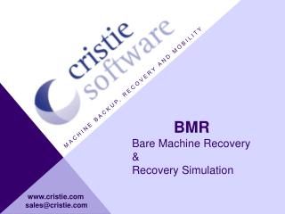 Machine backup, recovery and mobility