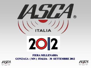 FIERA MILLENARIA GONZAGA ( MN ) ITALIA - 30 SETTEMBRE 2012