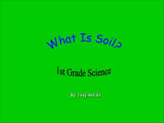1st Grade Science