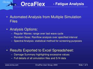Automated Analysis from Multiple Simulation Files
