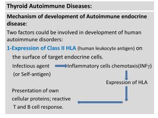 Thyroid Autoimmune Diseases: