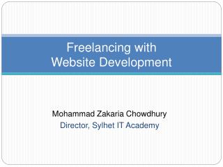 Freelancing with Website Development