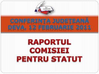 Conferinţa Judeţeană Deva, 12 februarie 2011