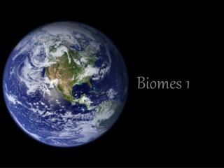 Biomes 1