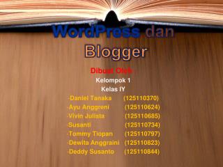 WordPress dan Blogger