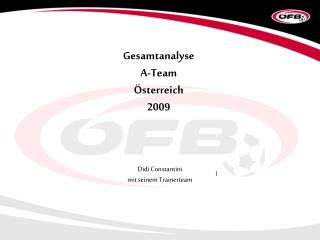 Gesamtanalyse A-Team Österreich 2009