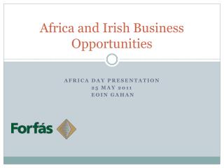 Africa and Irish Business Opportunities