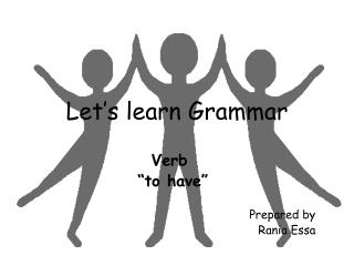 Let’s learn Grammar