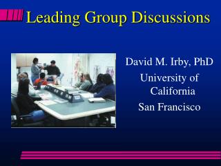 Leading Group Discussion 16