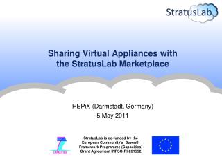 Sharing Virtual Appliances with the StratusLab Marketplace
