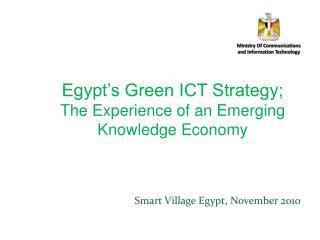 Smart Village Egypt, November 2010