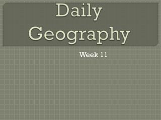Daily Geography