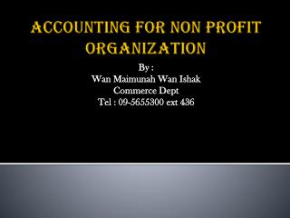 nonprofit accounting