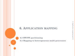 6. Application mapping