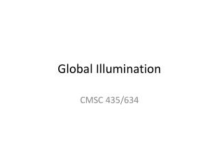 Global Illumination