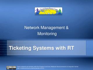 Ticketing Systems with RT