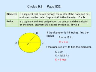 Circles 9.3 Page 532