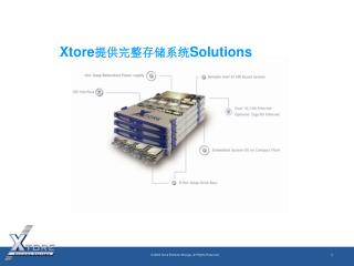 Xtore 提供完整存储系统 Solutions