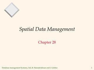 Spatial Data Management