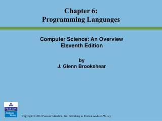 Computer Science: An Overview Eleventh Edition by J. Glenn Brookshear